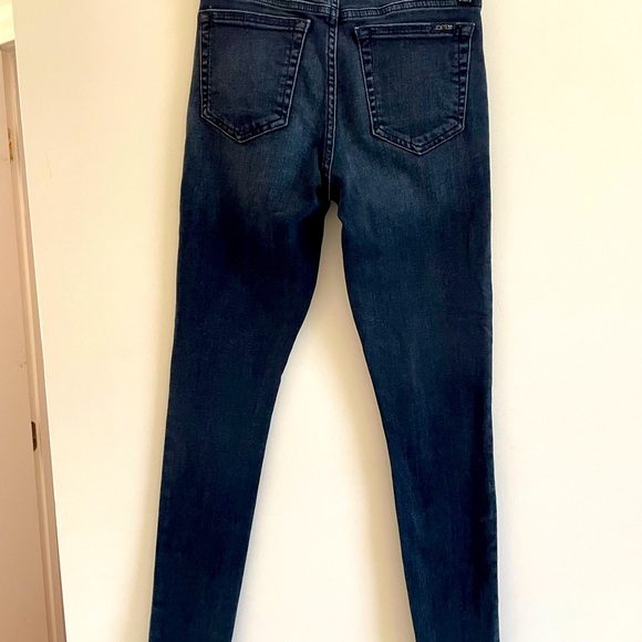 Joe’s Jeans dark blue denim stretch skinny jeans. (Sz 24) - Picture 2 of 4